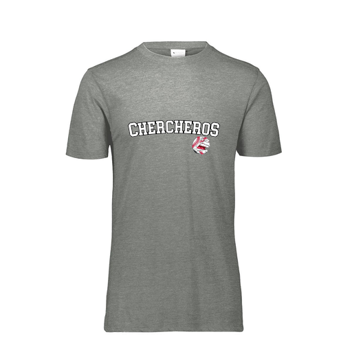 [FTSCUBGY-YS-LOGO1] Decker Youth Tri-Blend T-Shirt - Short Sleeve (Youth S, Gray, Logo 1)